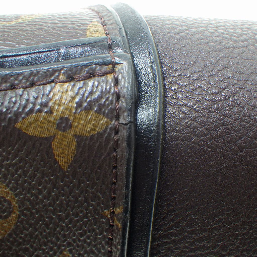 Louis Vuitton Tote W PM Handbag Cuir Orfevre Leather Brown