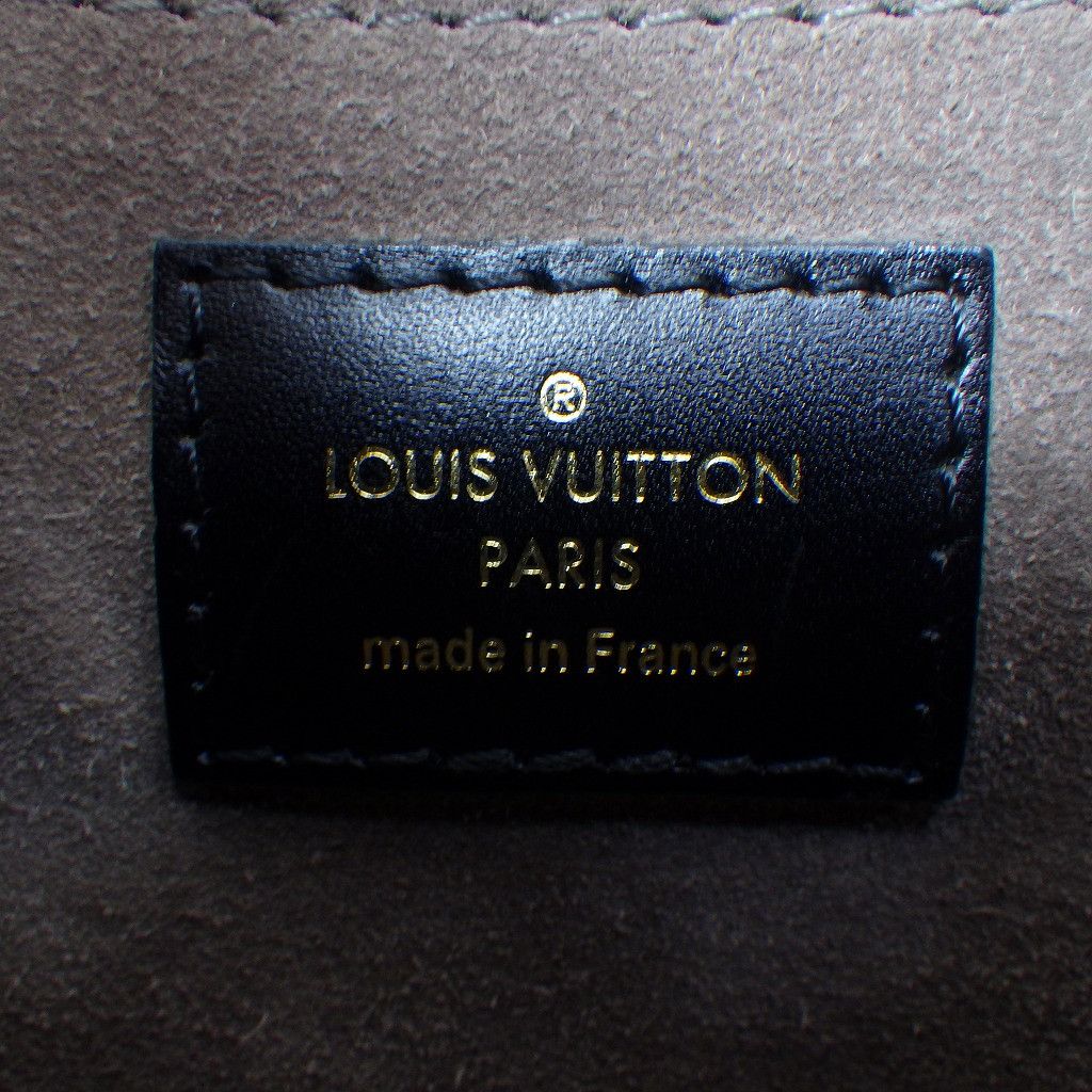Louis Vuitton Tote W PM Handbag Cuir Orfevre Leather Brown