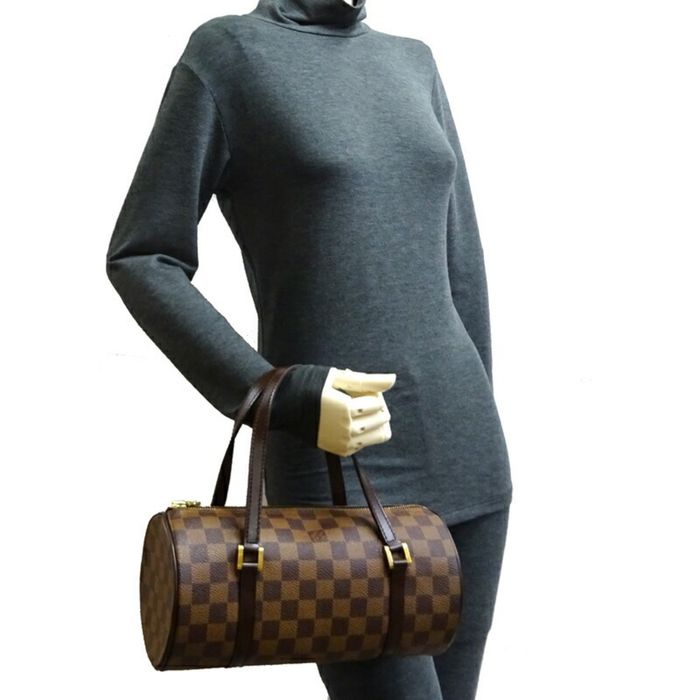 Auth Louis Vuitton Damier Papillon 26 N51304 Women's Handbag