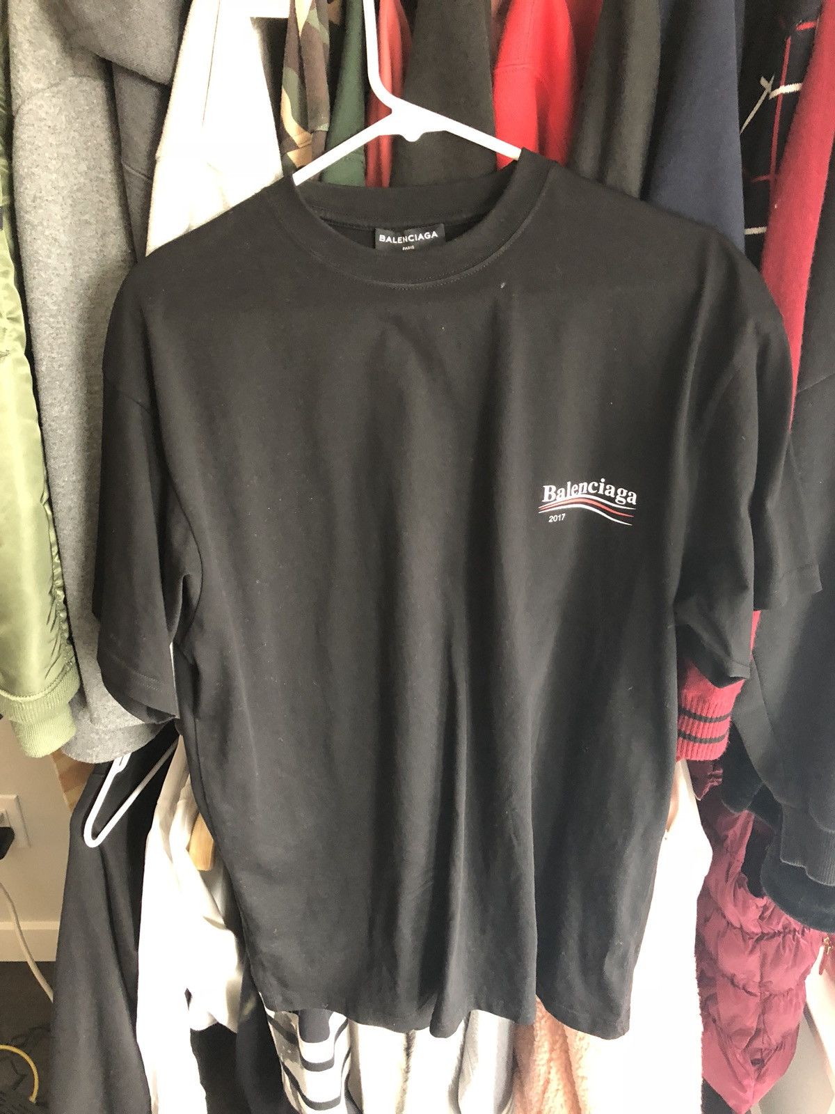Balenciaga 2017 Black Tee