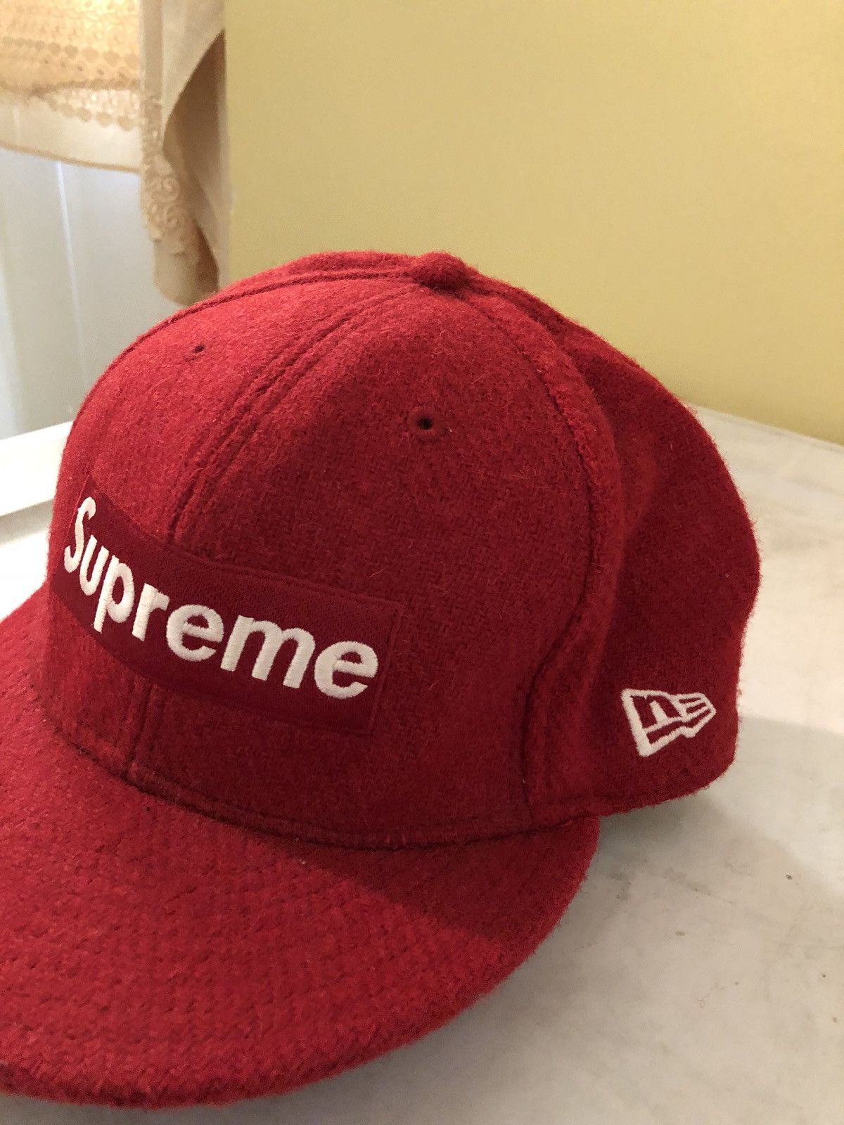 Supreme Red Supreme Hat Size 8 | Grailed