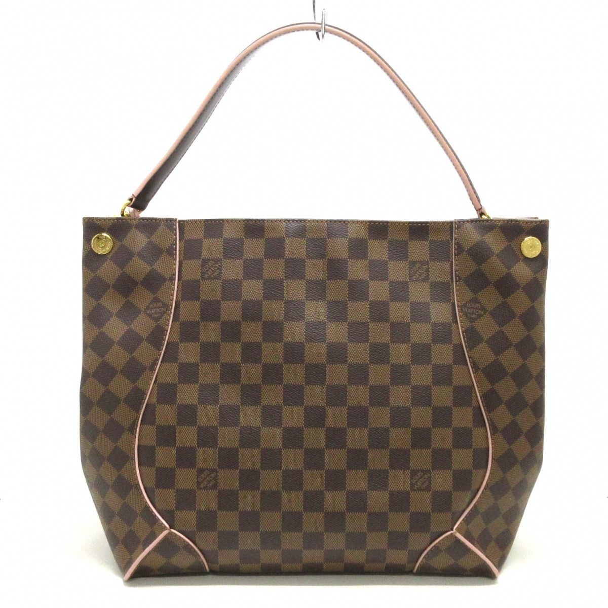 Louis Vuitton Kaisa Hobo Rose Ballerine Damier Canvas