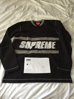 Supreme Bar Logo Half Zip Top | Grailed