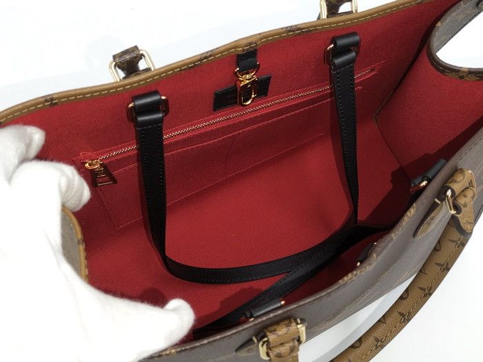Louis Vuitton Tote Bag On The Go MM Monogram Reverse Giant