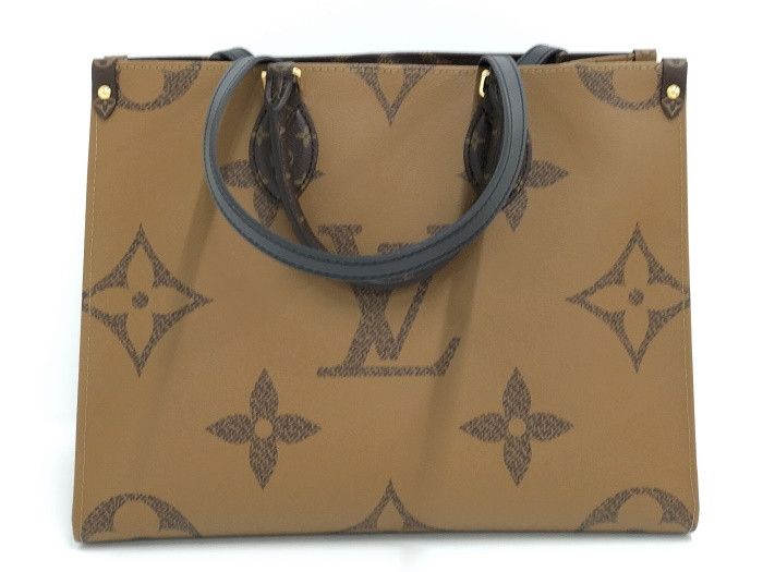 Louis Vuitton Tote Bag On The Go MM Monogram Reverse Giant