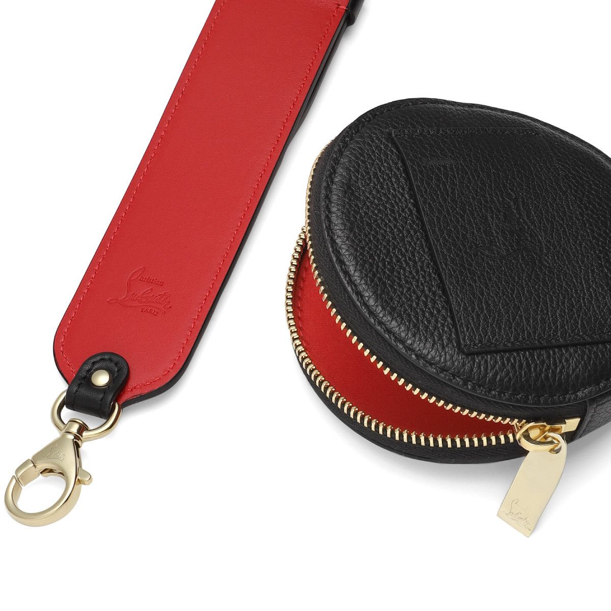 Louboutin Christian Handbag Loubila Louvilla Black