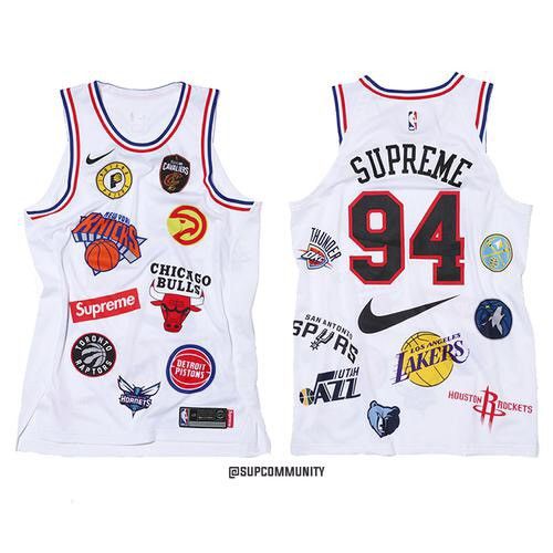 Supreme x nba shop jersey