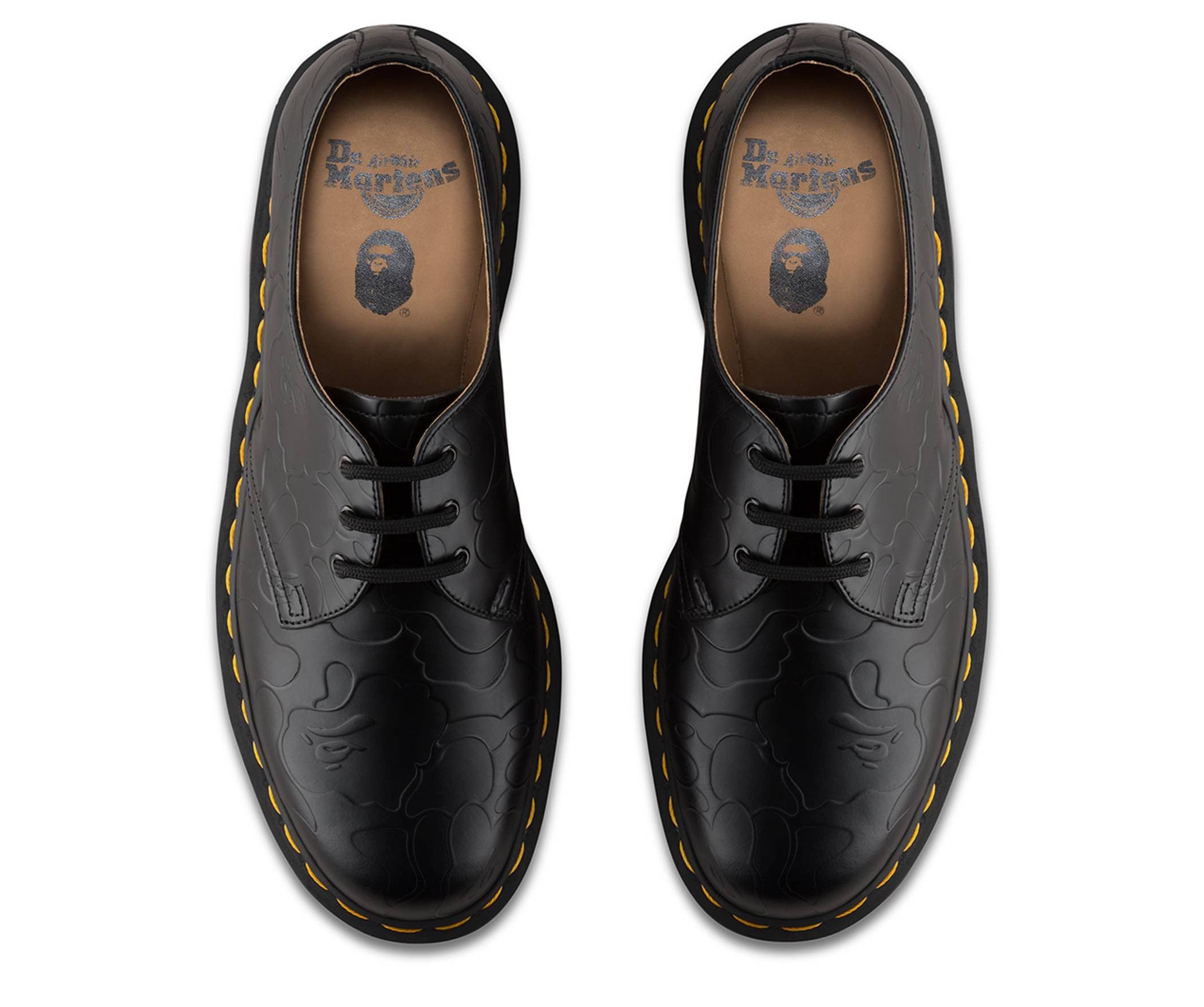 BAPE Dr.martin 10ホール ブラック Smooth Emboss