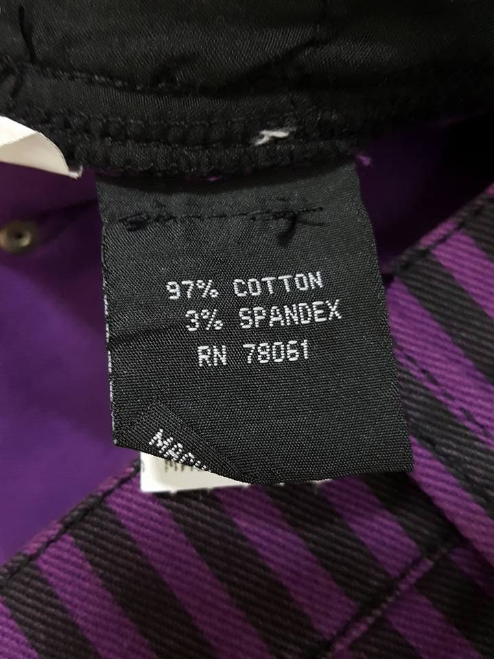 Tripp NYC MADE IN USA Tripp Nyc Candy Striped Skinny Pants Size US 29 - 7 Thumbnail