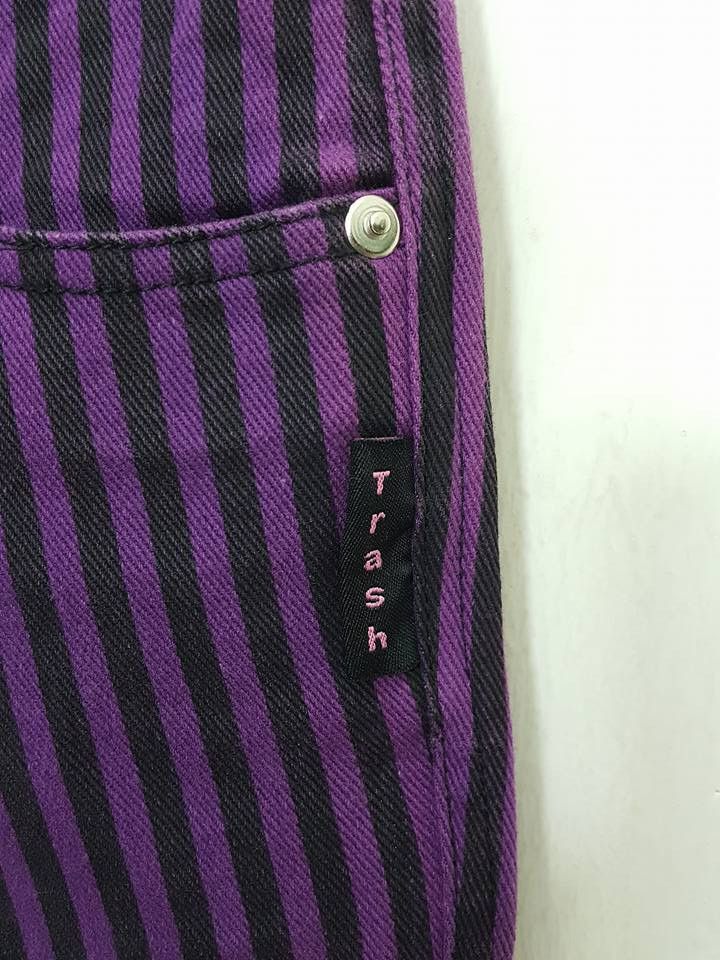 Tripp NYC MADE IN USA Tripp Nyc Candy Striped Skinny Pants Size US 29 - 17 Thumbnail