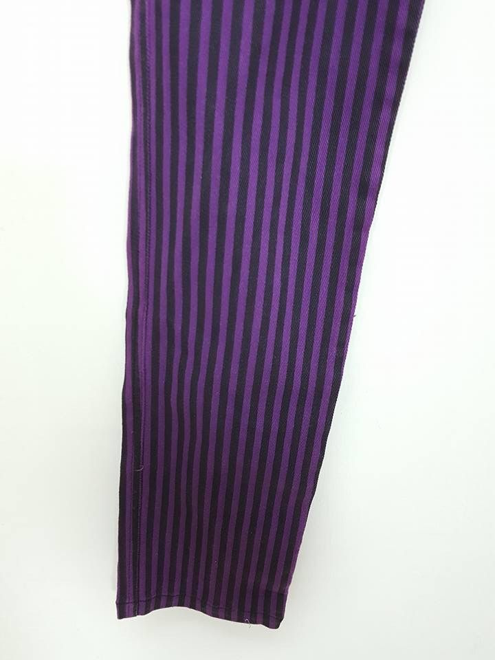 Tripp NYC MADE IN USA Tripp Nyc Candy Striped Skinny Pants Size US 29 - 11 Thumbnail