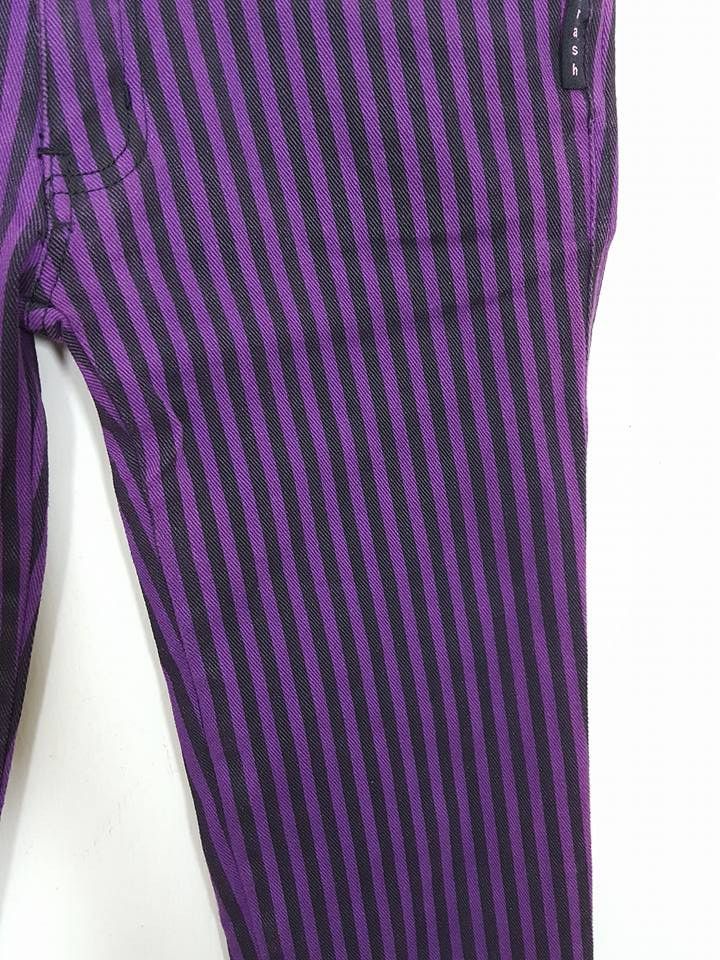 Tripp NYC MADE IN USA Tripp Nyc Candy Striped Skinny Pants Size US 29 - 14 Thumbnail