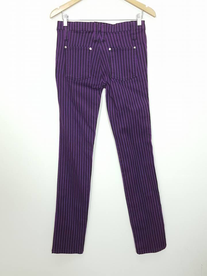 Tripp NYC MADE IN USA Tripp Nyc Candy Striped Skinny Pants Size US 29 - 4 Thumbnail