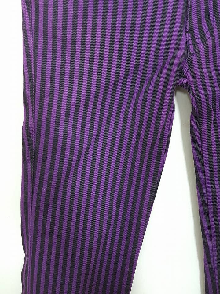 Tripp NYC MADE IN USA Tripp Nyc Candy Striped Skinny Pants Size US 29 - 13 Thumbnail