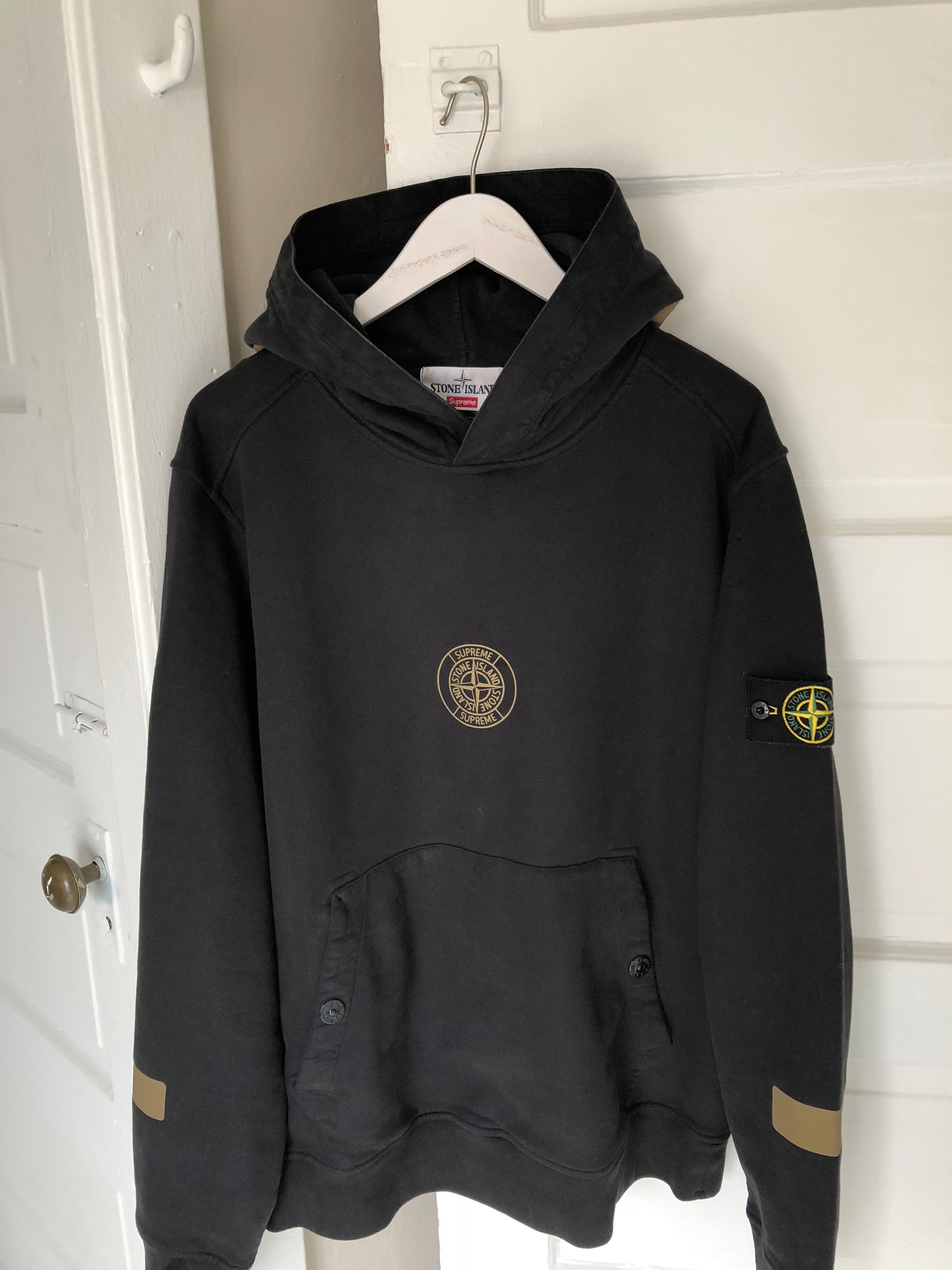 Supreme Supreme x Stone Island Hoodie | Grailed