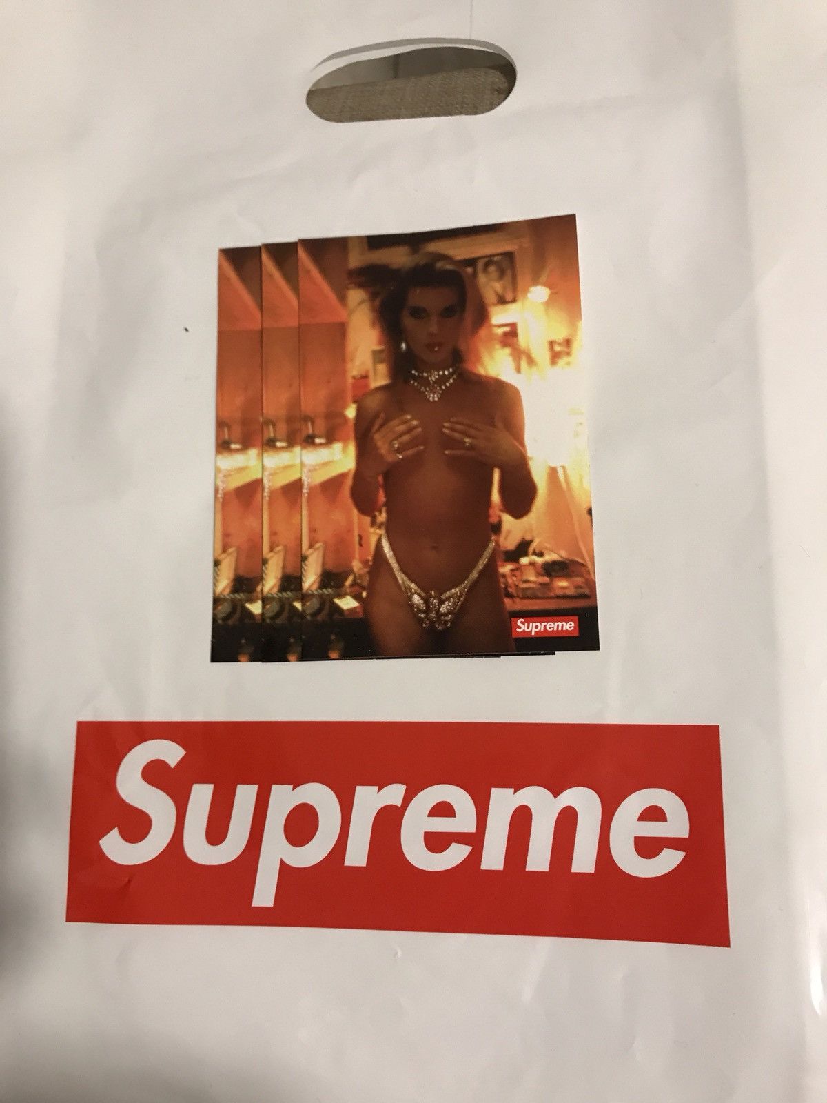 Girl supreme outlet sticker