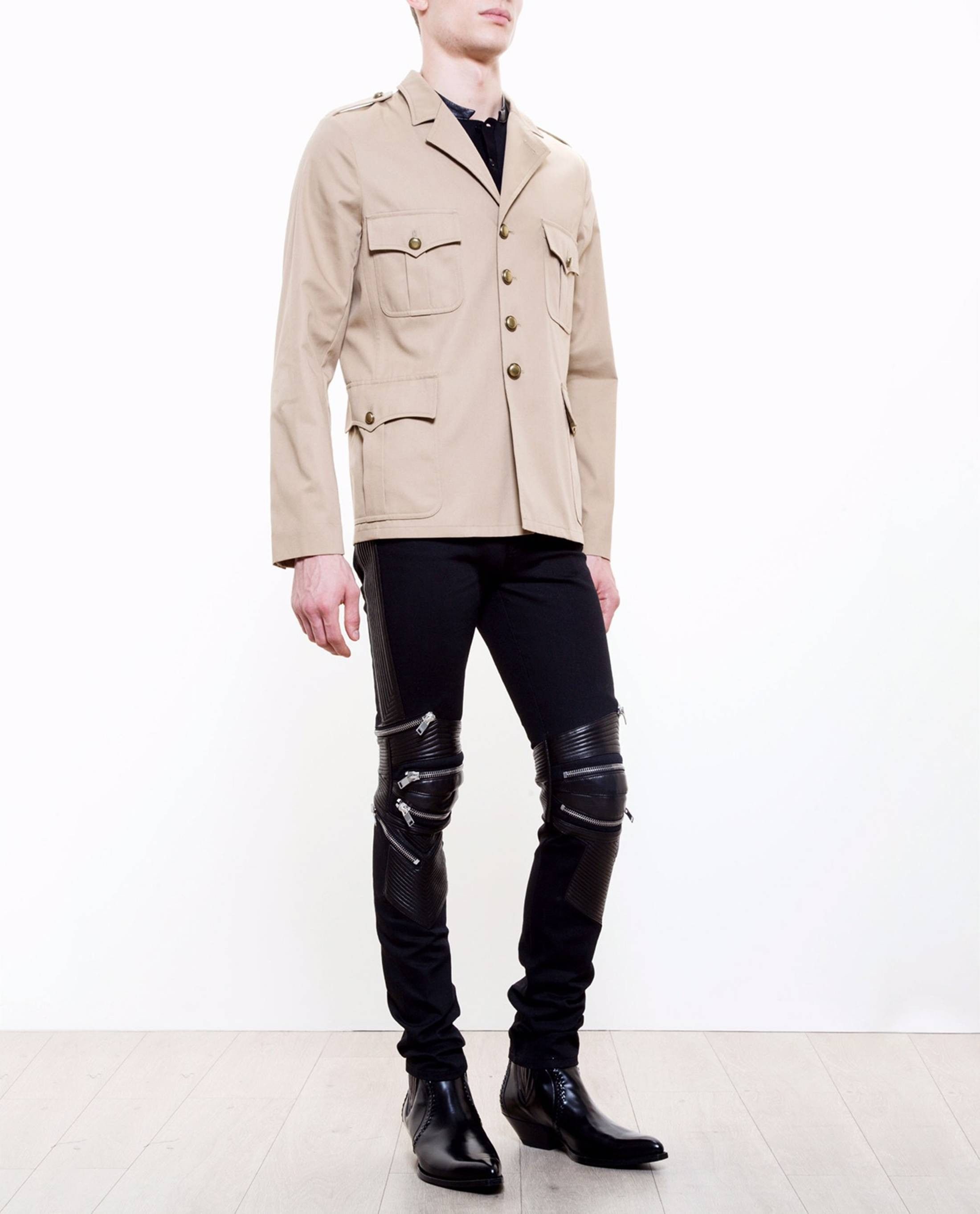 Saint Laurent Paris SS15 Psych Rock Safari Jacket Size US S / EU 44-46 / 1 - 2 Thumbnail