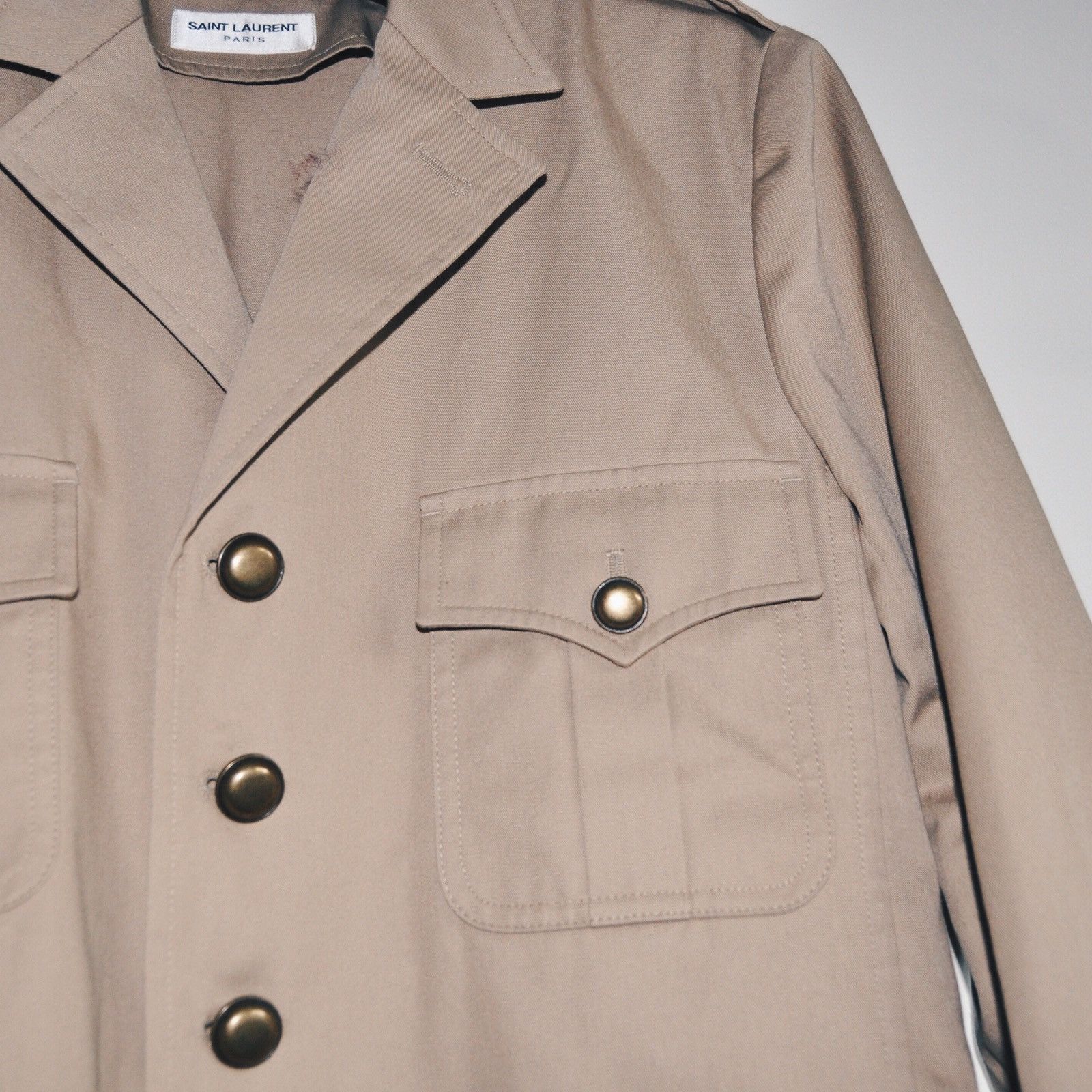Saint Laurent Paris SS15 Psych Rock Safari Jacket Size US S / EU 44-46 / 1 - 4 Thumbnail