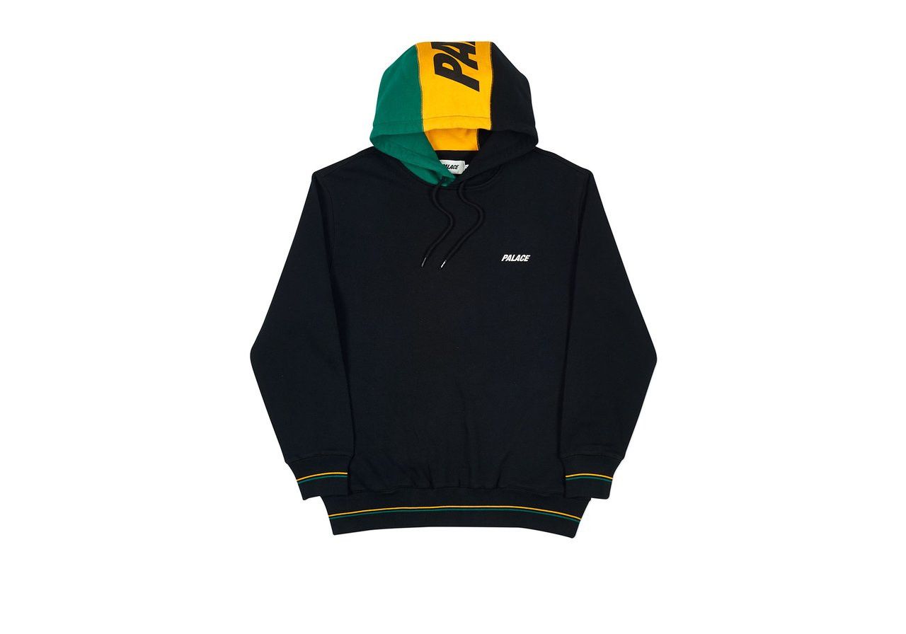 Palace Palace Flagin Hoodie Black Large Grailed