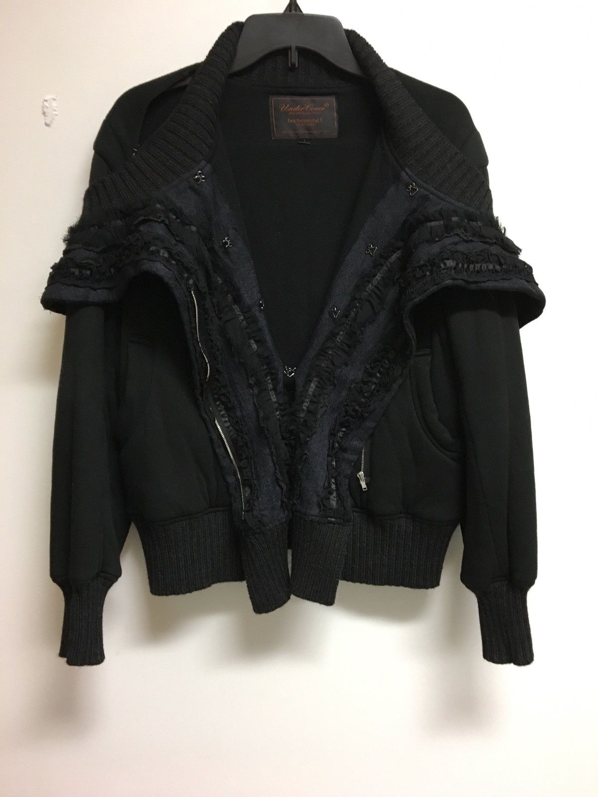 ジャケット・アウター ALMOST BLACK bomber jacket 16AW ARCHIVE ALMOST BLACK bomber jacket 16AW ARCHIVE