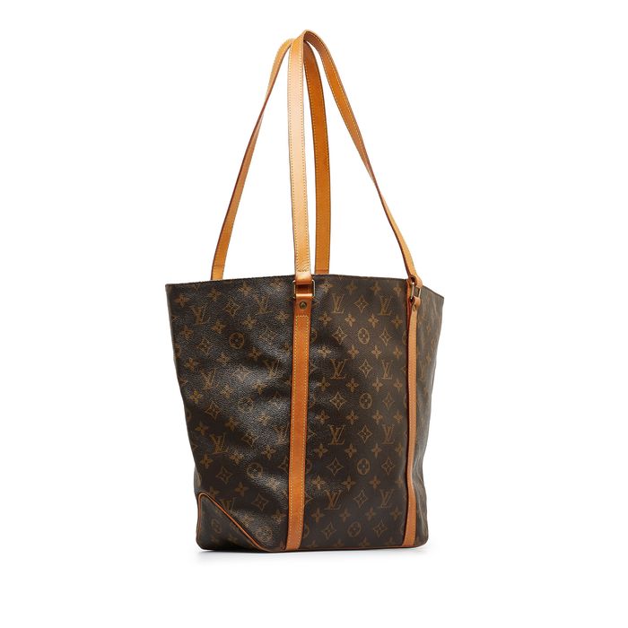 AUTH Louis Vuitton Monogram Sac Shopping Tote Bag M51108 LV