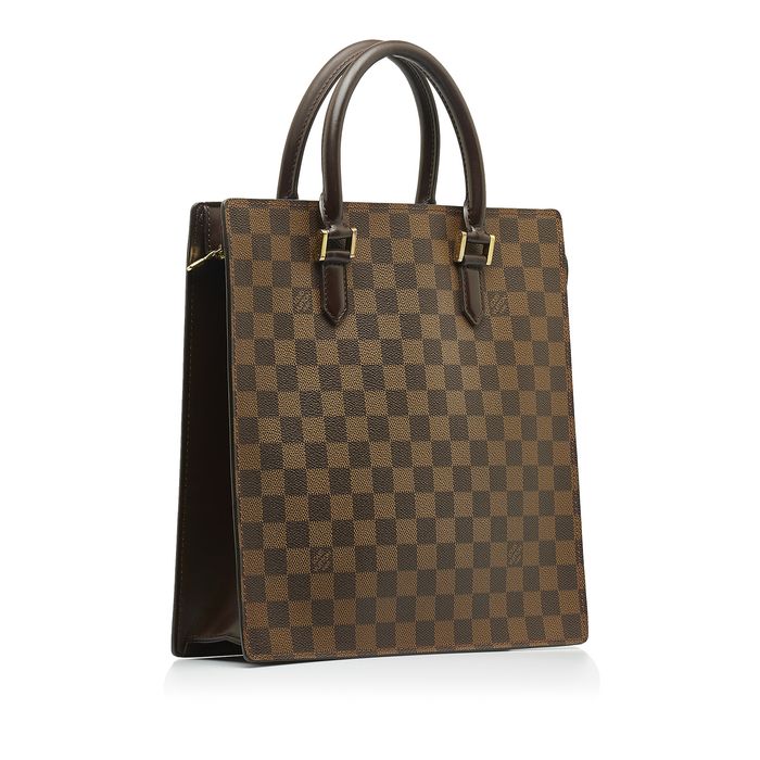 LOUIS VUITTON Handbag N51145 Venice PM Damier canvas Brown Brown