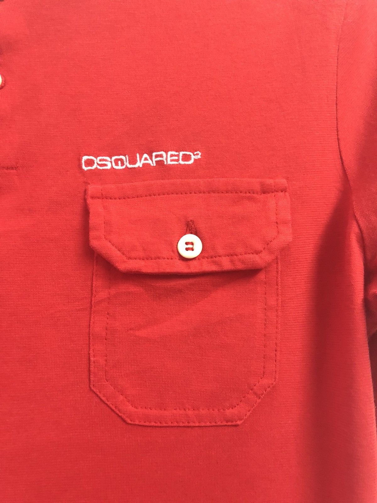 Dsquared2 DSQUARED2 Polo Shirt Pocket Striped Size US M / EU 48-50 / 2 - 2 Thumbnail