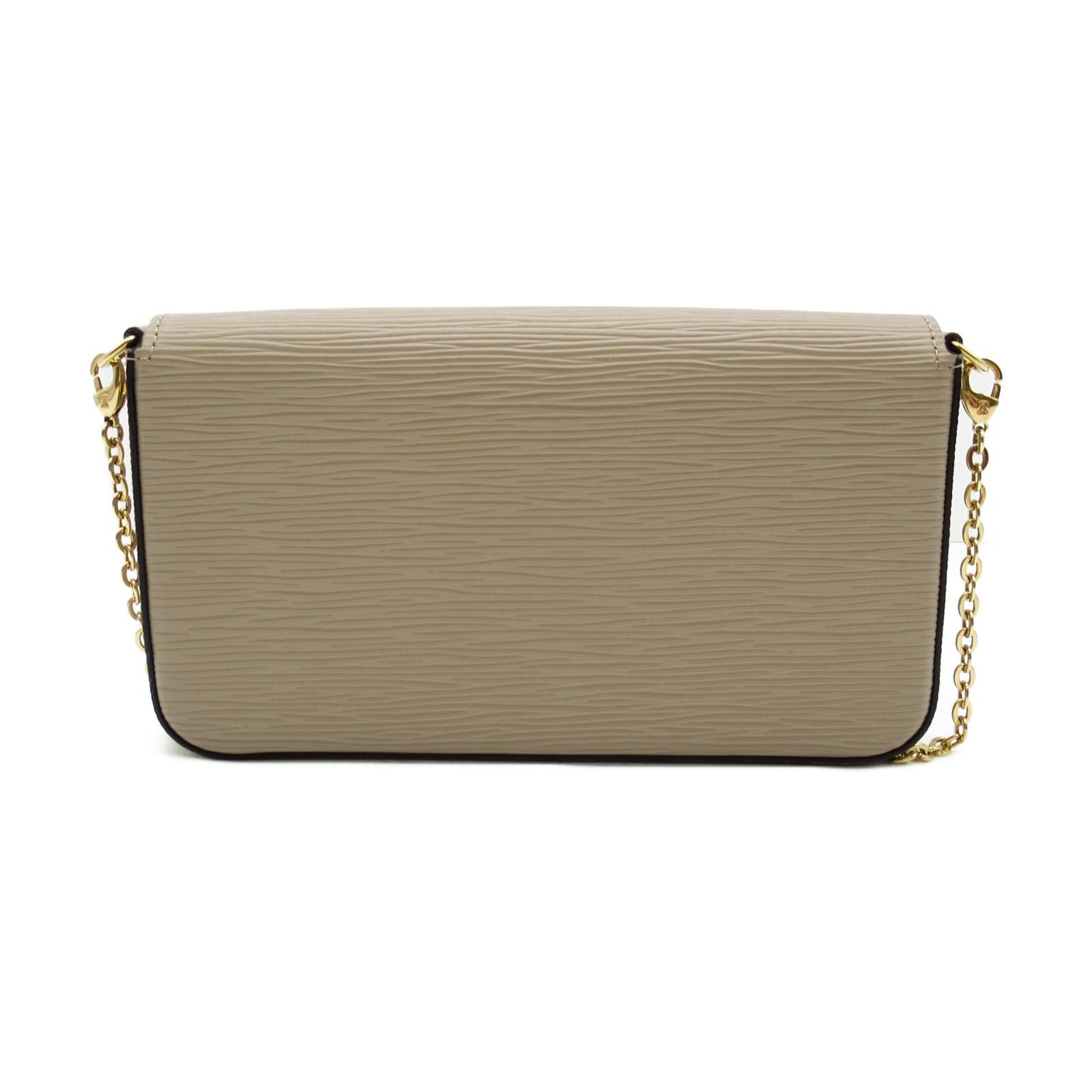 Louis Vuitton Pochette Felicie Epi Leather Shoulder Bag Creme