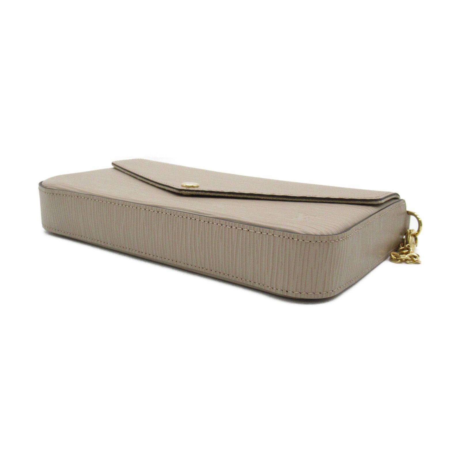 Louis Vuitton Pochette Felicie Epi Leather Shoulder Bag Creme