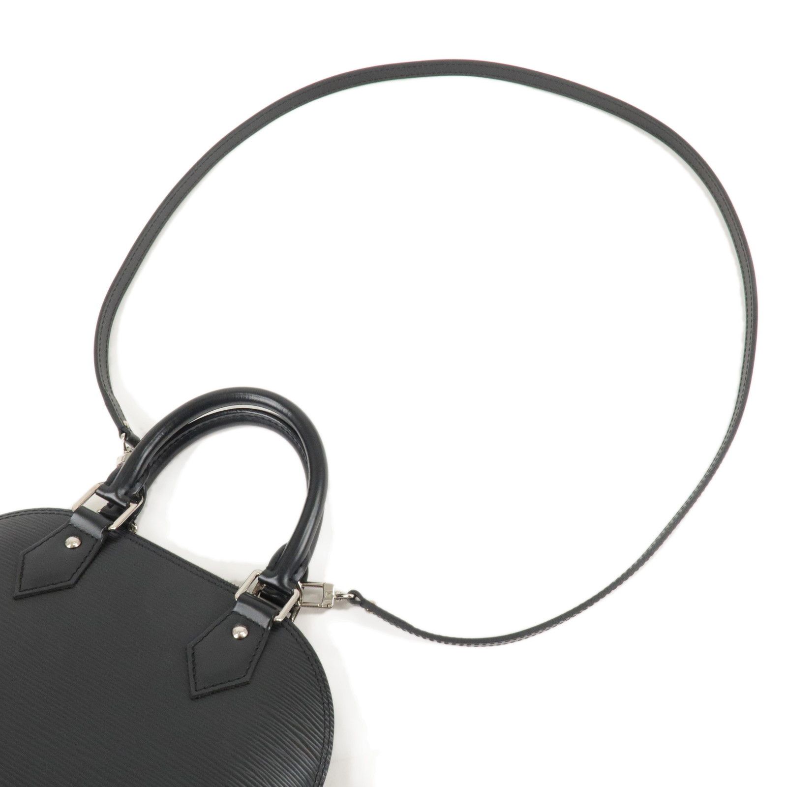 Louis Vuitton Epi Alma BB Shoulder Bag Noir Black