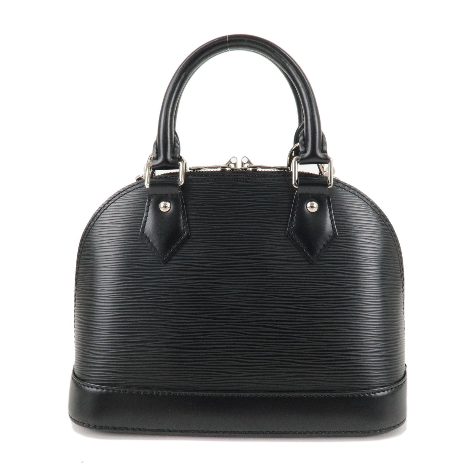 Louis Vuitton Epi Alma BB Shoulder Bag Noir Black