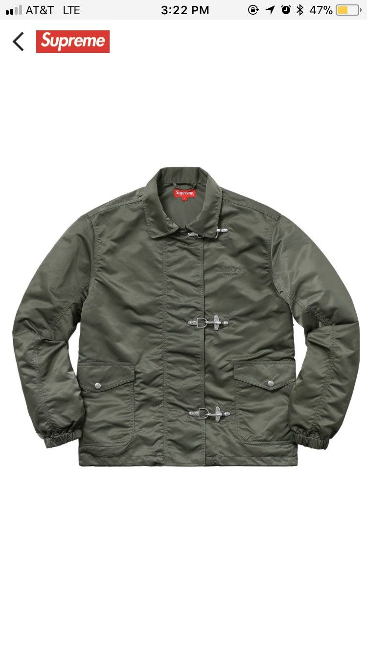 Supreme Nylon Turnout Jacket | Grailed