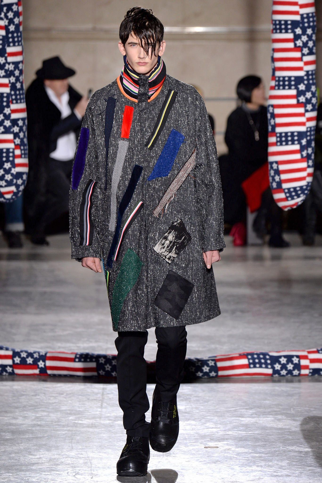 Raf Simons Sterling Ruby RAF SIMONS X STERLING RUBY F W14 OVERSIZED PATCHES COAT Grailed