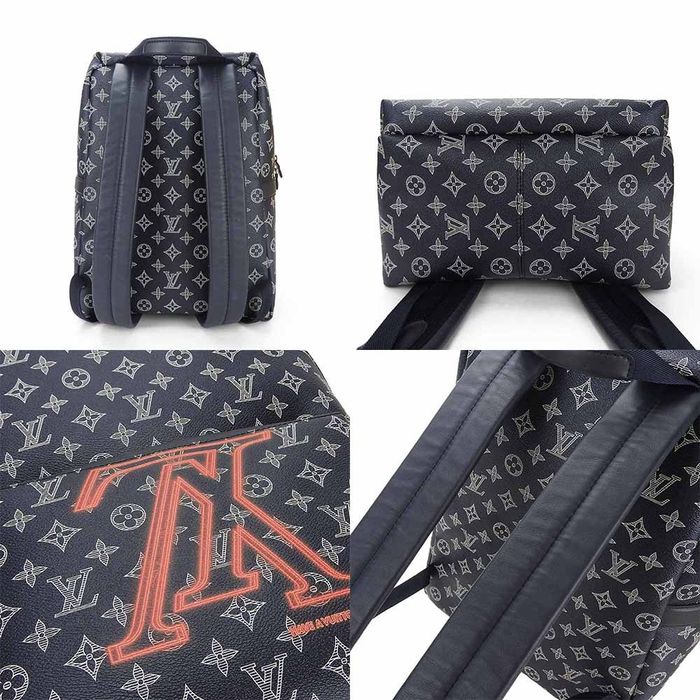 Louis Vuitton Apollo Backpack Monogram Upside Down Ink Navy