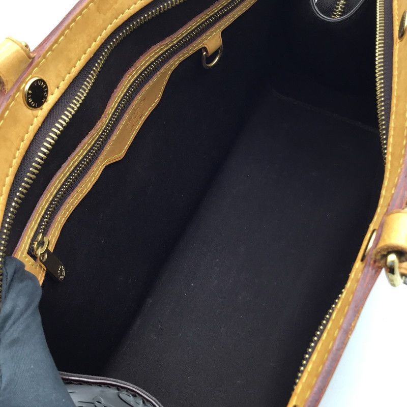 Louis Vuitton Blair MM Vernis Handbag Enamel Purple