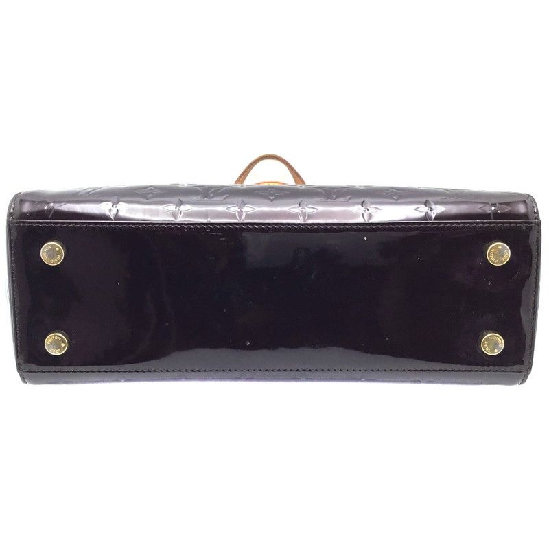Louis Vuitton Blair MM Vernis Handbag Enamel Purple