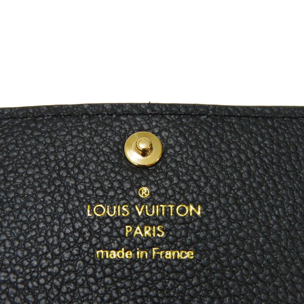 Louis Vuitton Key Case Multicle 6 Embossed Black