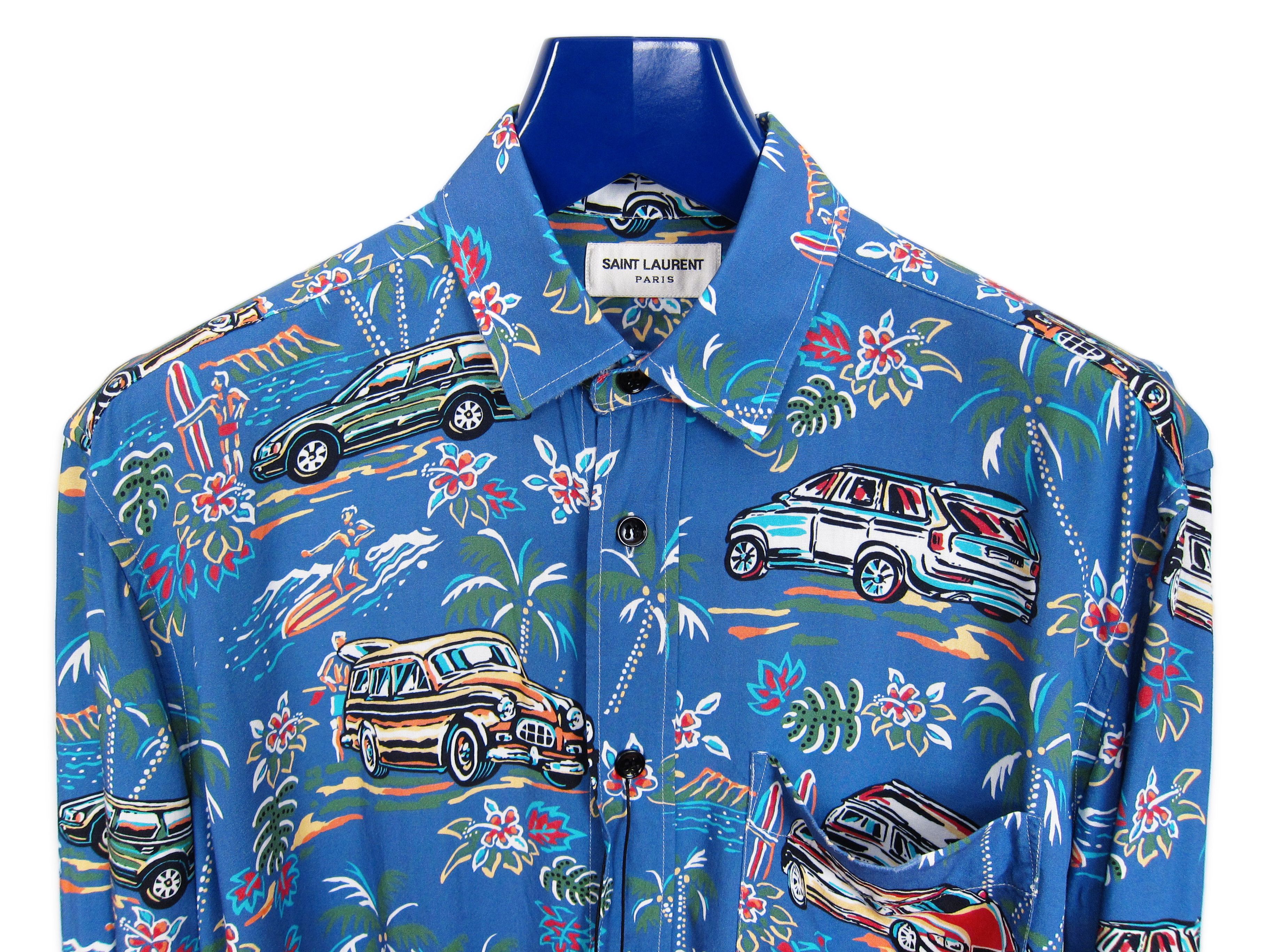 サンローランss17 Camp Collar Shirt Size 37