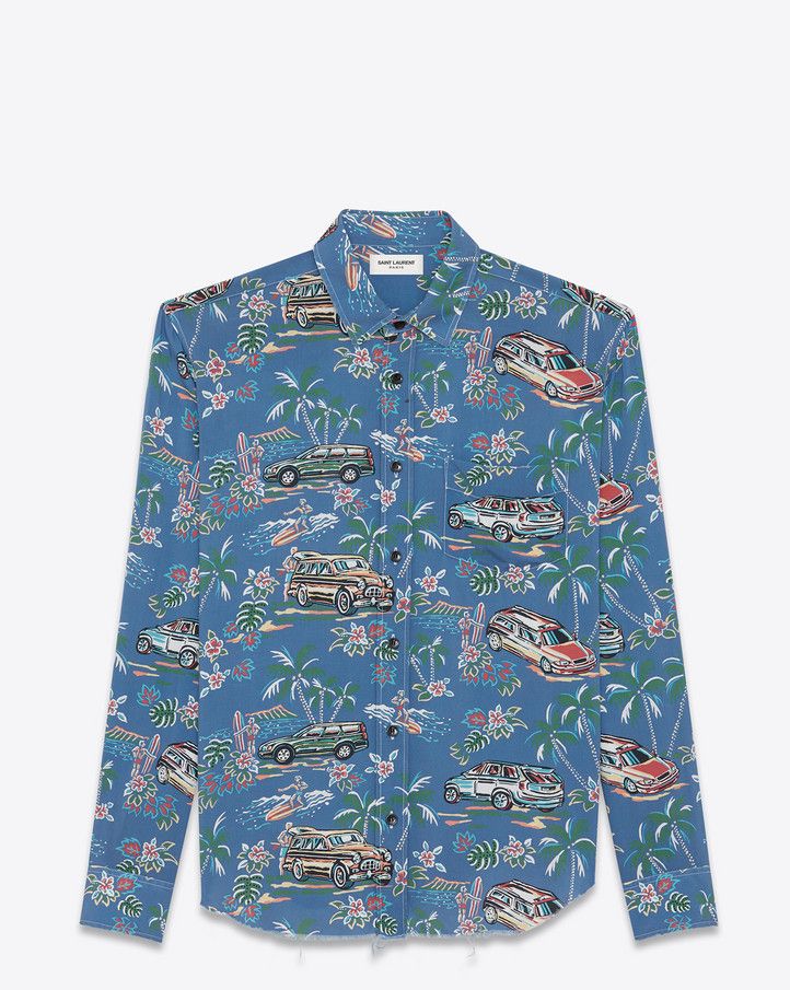 サンローランss17 Camp Collar Shirt Size 37