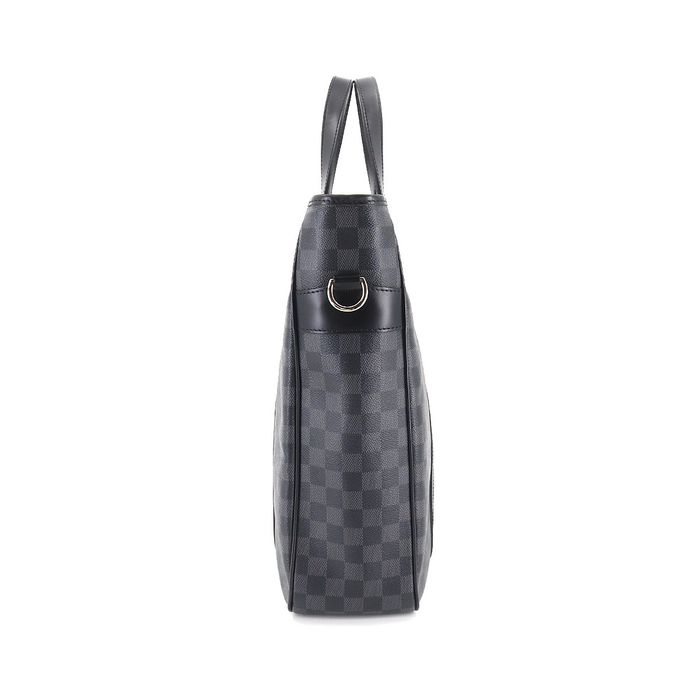 Louis Vuitton, Bags, Louis Vuitton Tadao Handbag Damier Graphite Mm Black