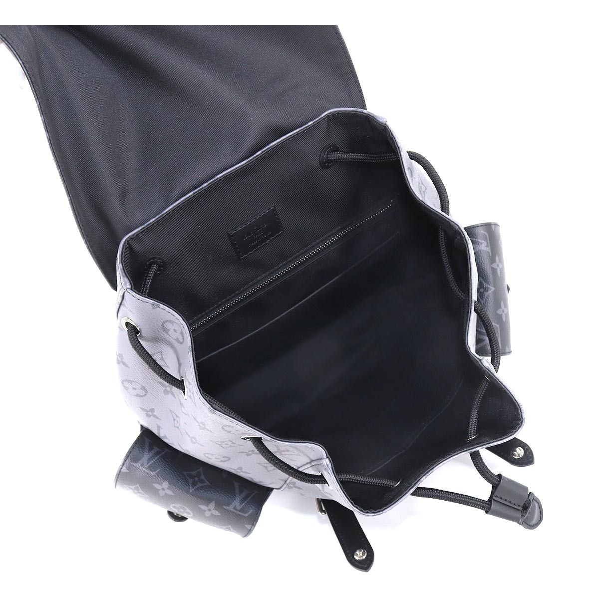 Louis Vuitton Monogram Eclipse Christopher MM Backpack Rucksack Black