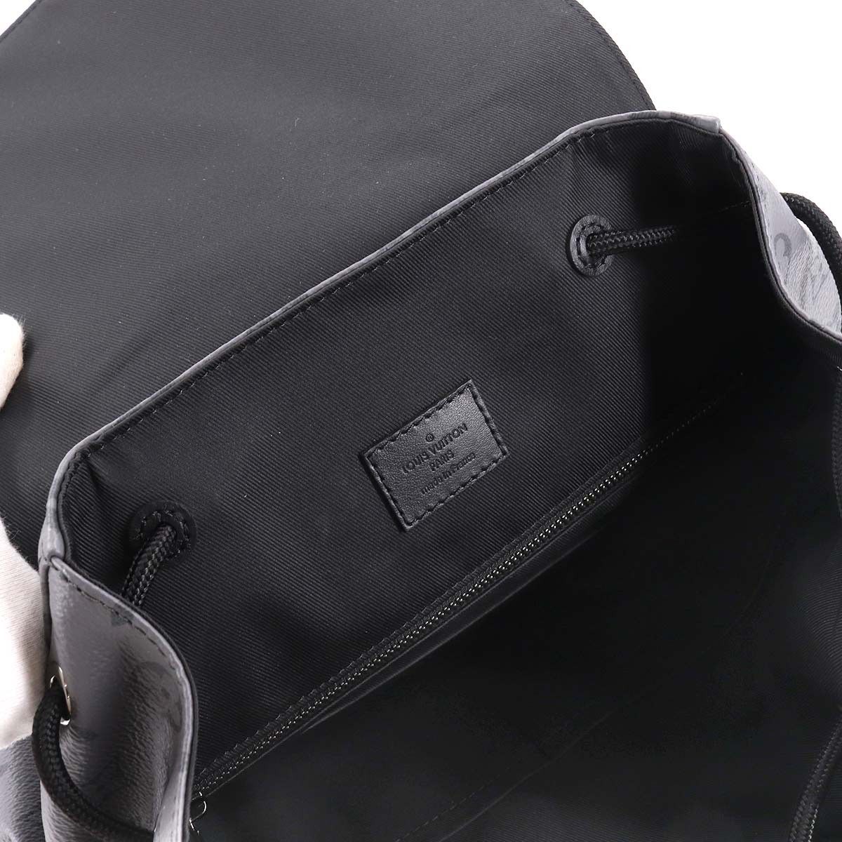 Louis Vuitton Monogram Eclipse Christopher MM Backpack Rucksack Black