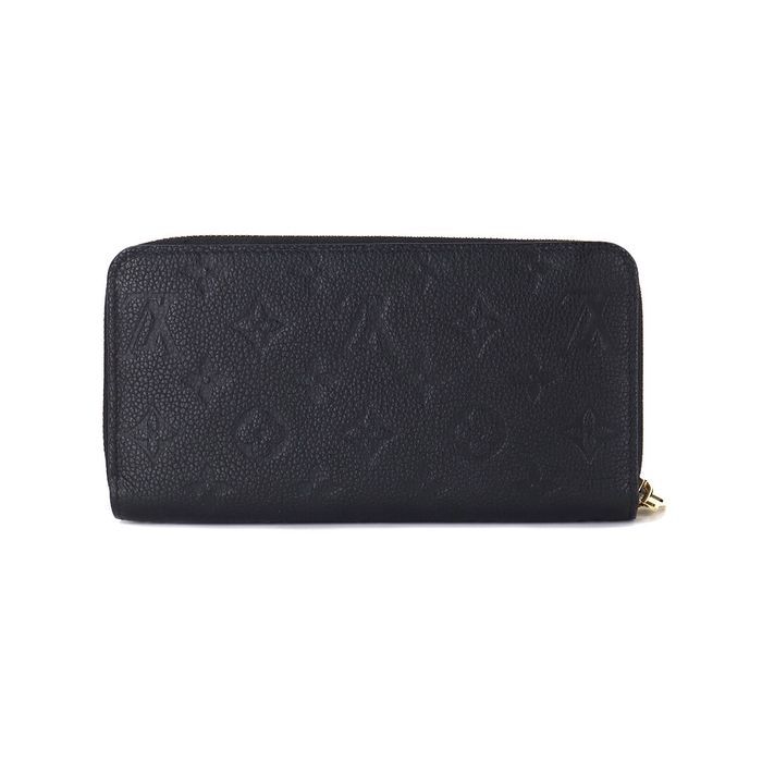 LOUIS VUITTON Louis Vuitton Zippy Wallet M81645 Leather Implant