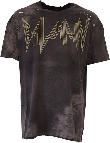 Balmain balmain oversized,distressed-t shirt | Grailed