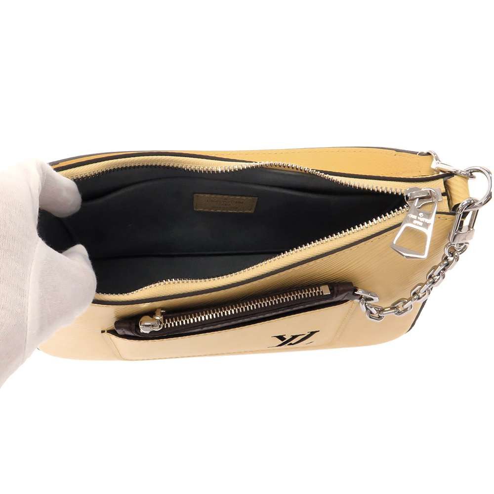 Louis Vuitton Epi Marrelle Shoulder Bag Beige