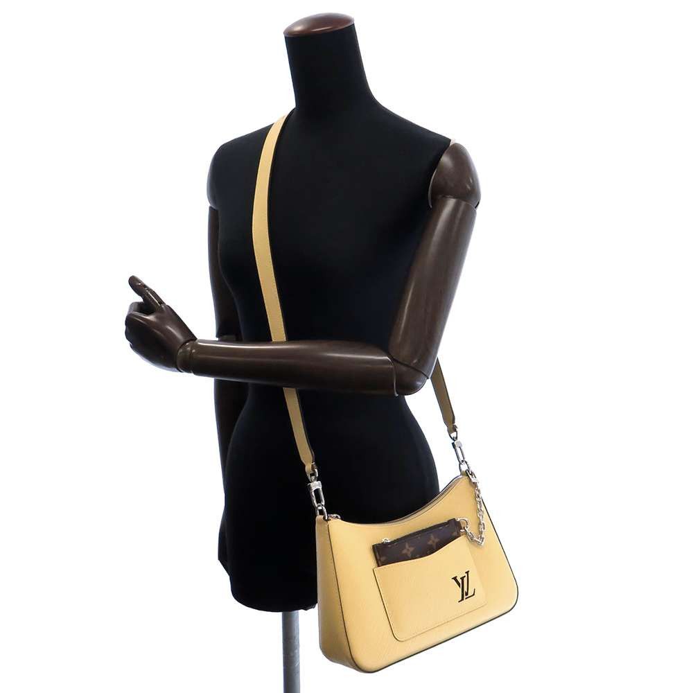 Louis Vuitton Epi Marrelle Shoulder Bag Beige