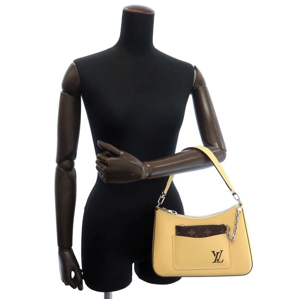 Louis Vuitton Epi Marrelle Shoulder Bag Beige