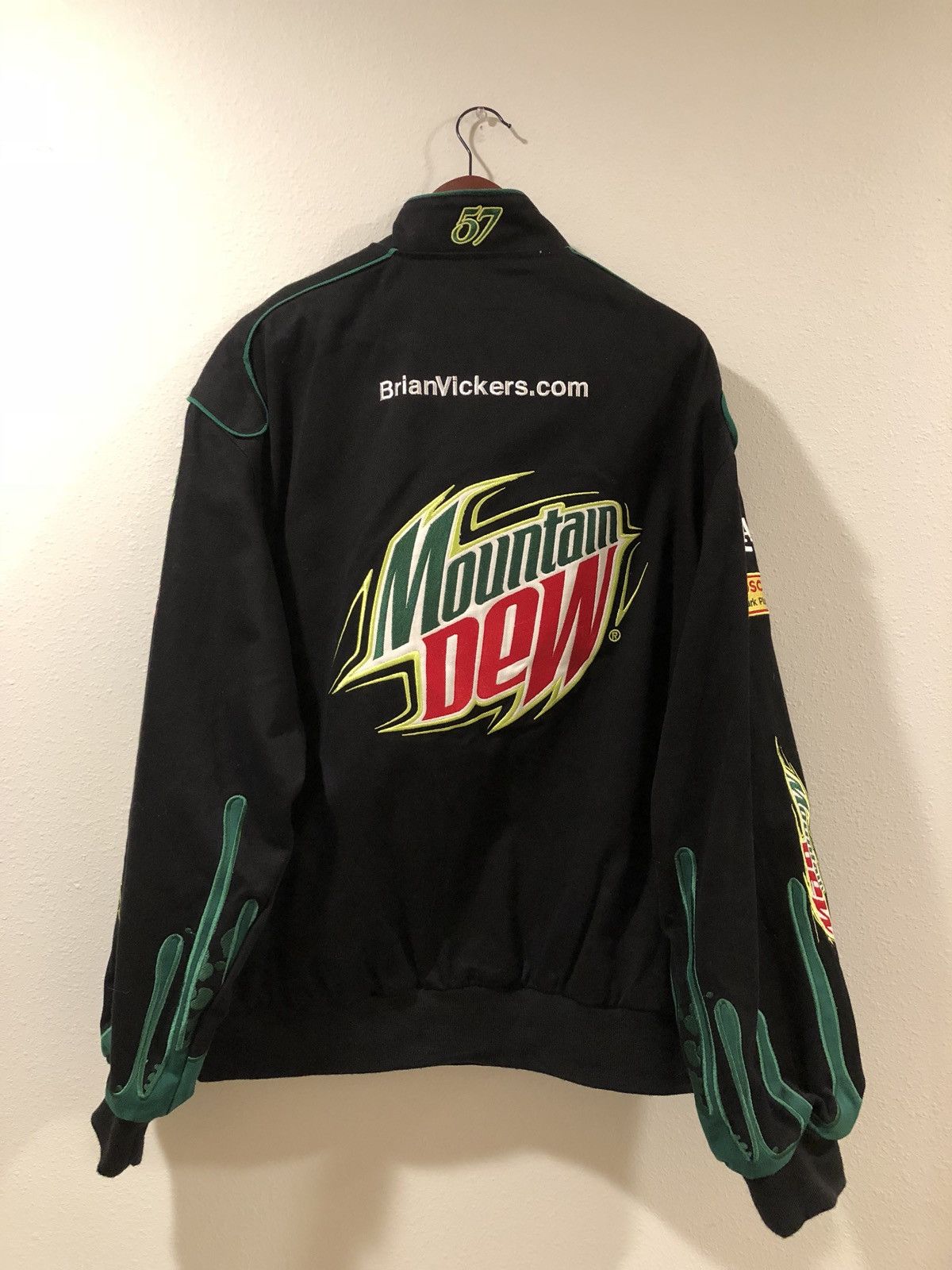 NASCAR Mountain Dew Racing Nascar Jacket Grailed