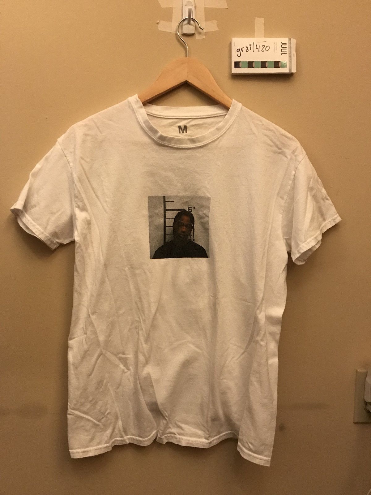 Travis Scott Travis Scott Mugshot Free The Rage | Grailed