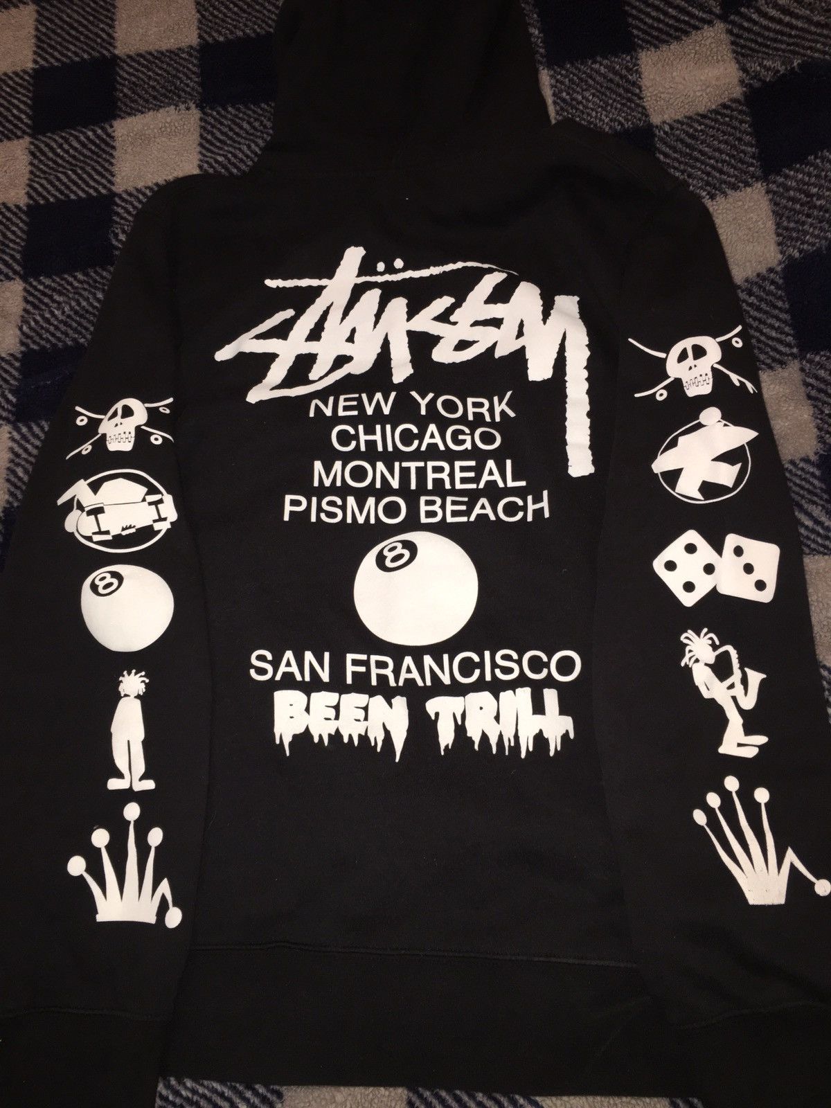 Stussy been hot sale trill hoodie